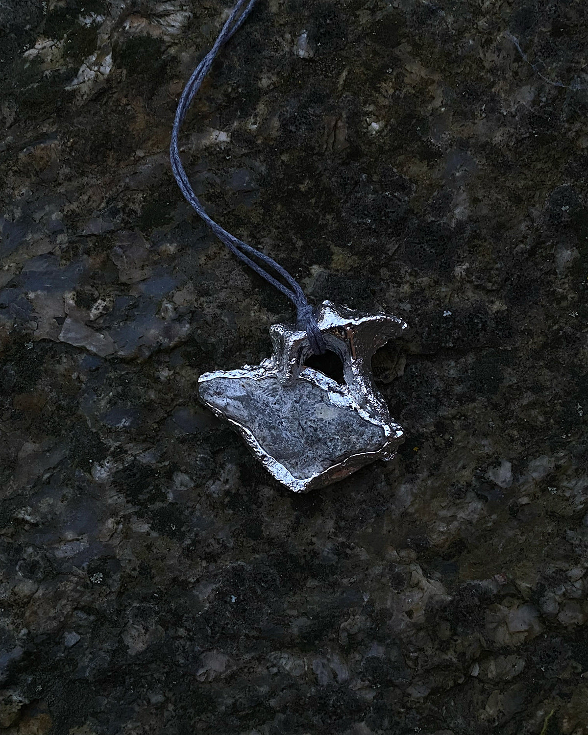 Fossil Necklace 01 w/ Limestone