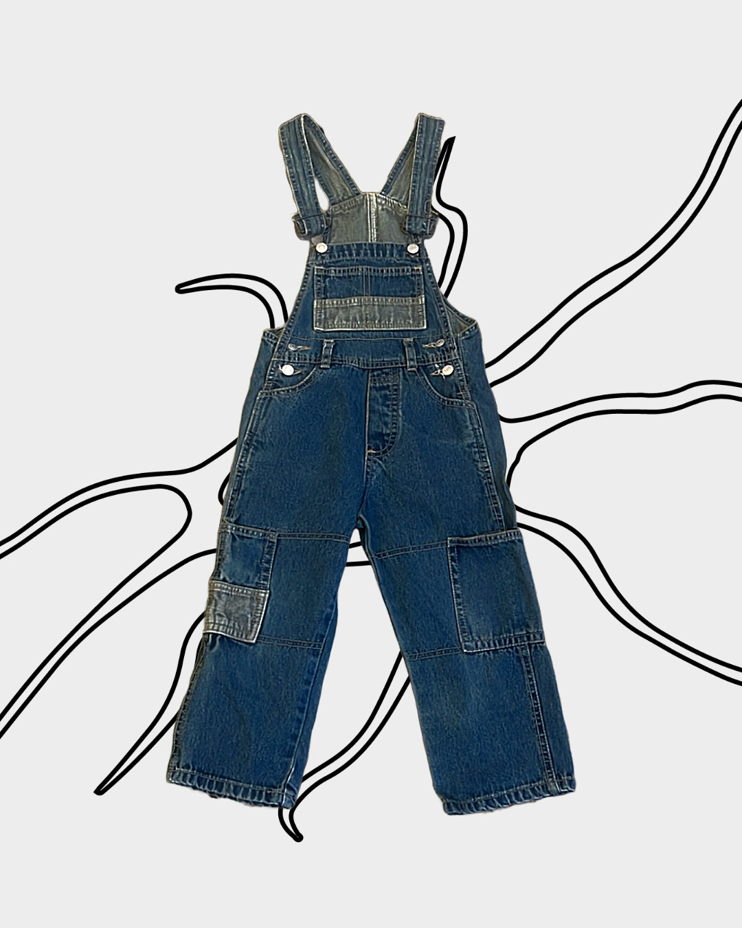 Jeans Overall, 4Y