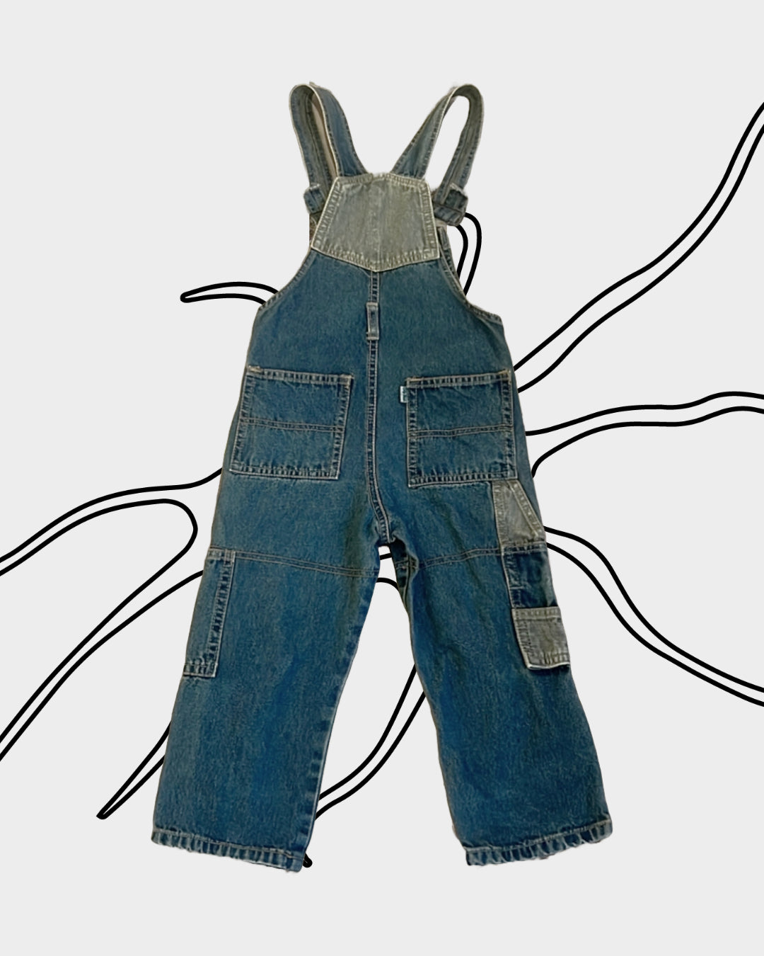 Jeans Overall, 4Y