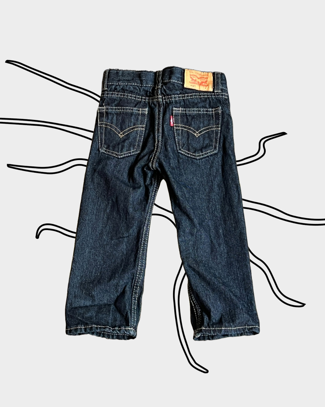 Levi's 514 Dark Washed, 18–24M