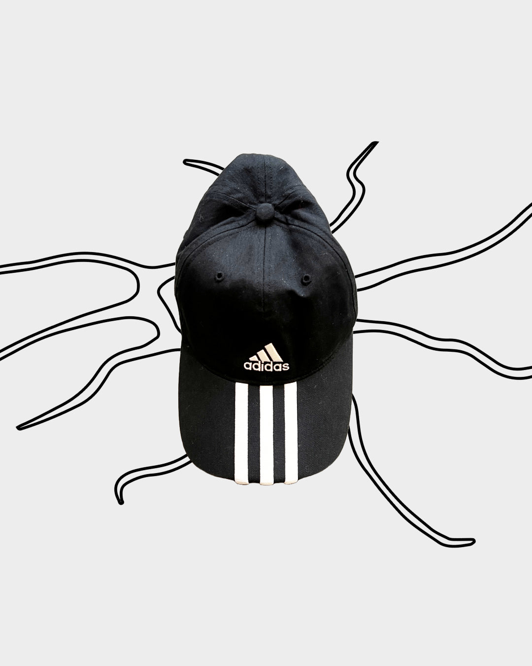 Adidas Cap w/ Stripes