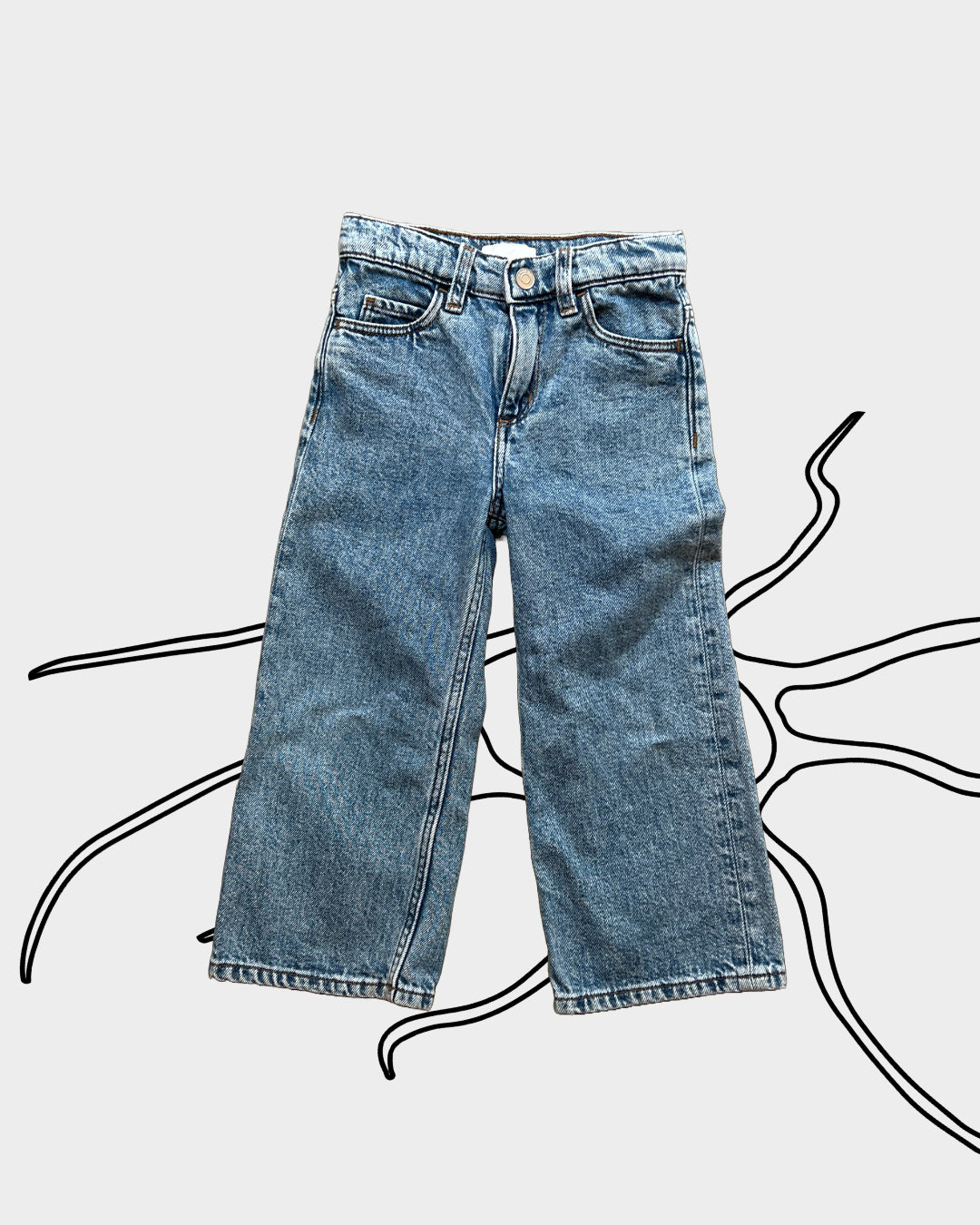 Arket Loose Jeans, 2-3Y